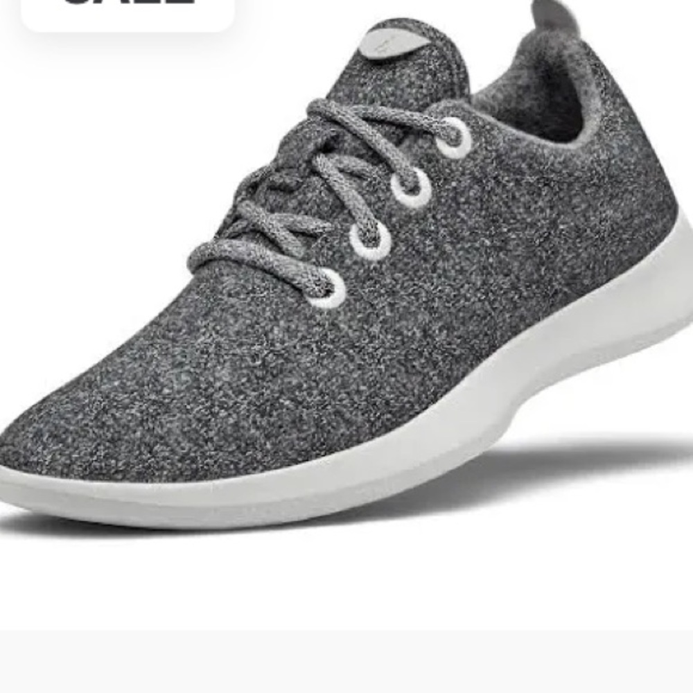 Allbirds Wool Merino Charcoal Runners Sneakers sz 8W